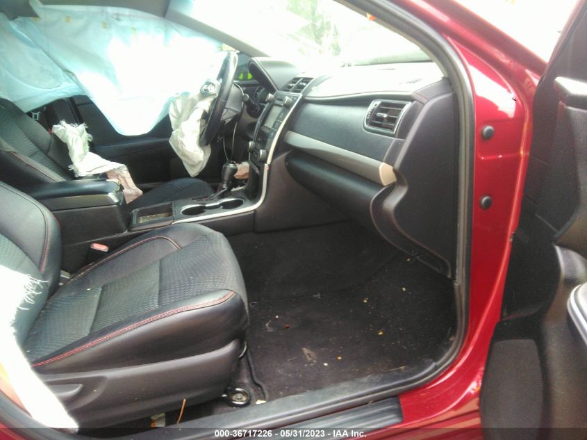 2015 TOYOTA CAMRY XLE/SE/LE/XSE - 4T1BF1FK8FU977728