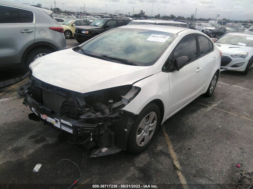 VIN KNAFK4A61G5579279 2016 KIA FORTE no.2