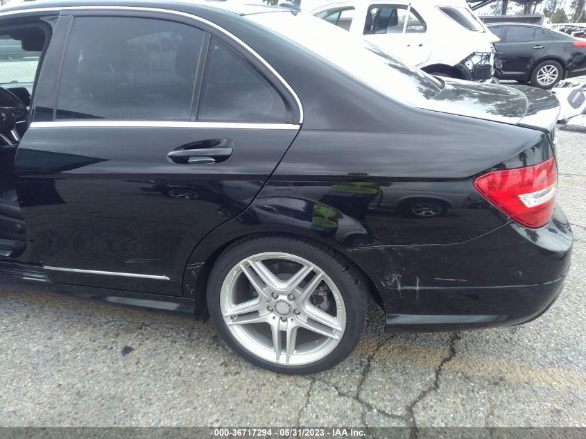 2013 MERCEDES-BENZ C-CLASS C 250 - WDDGF4HB2DA801528