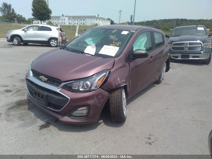 VIN KL8CB6SA2MC725855 2021 CHEVROLET SPARK LS