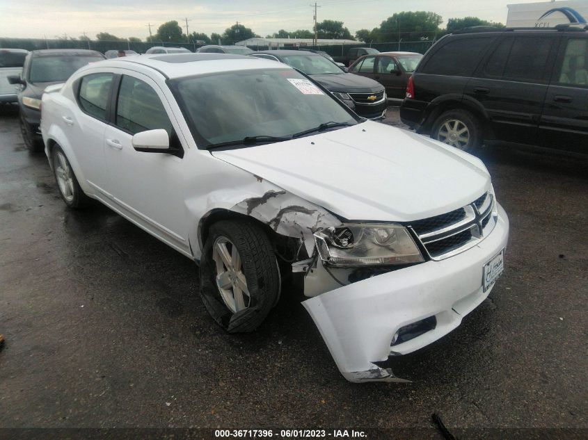 2013 DODGE AVENGER SXT - 1C3CDZCB7DN709928