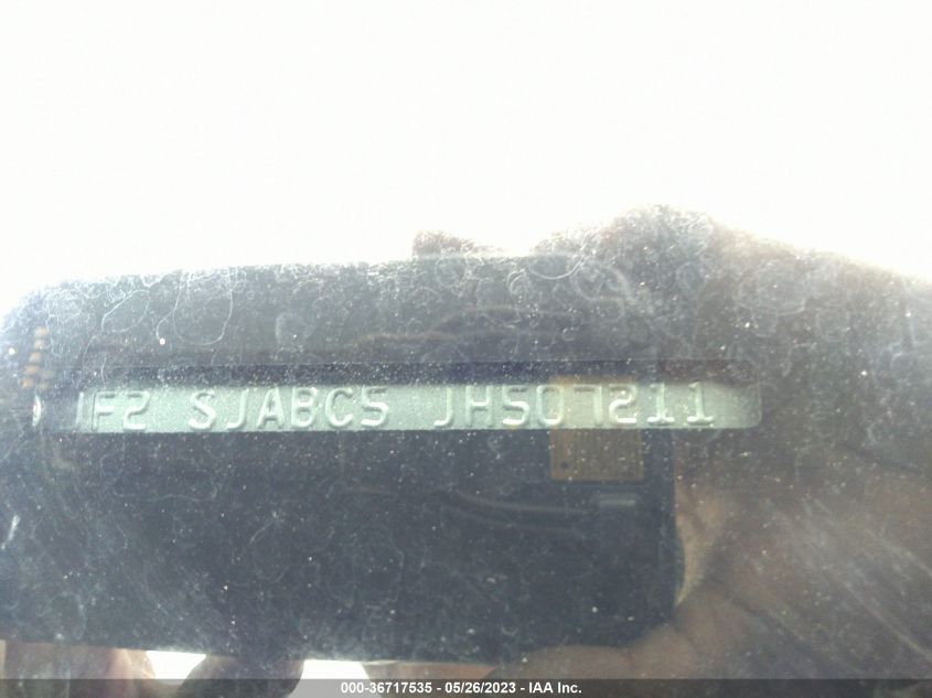 2018 SUBARU FORESTER - JF2SJABC5JH507211