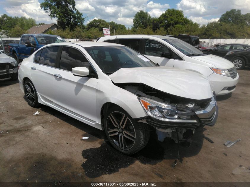 2017 HONDA ACCORD SEDAN SPORT SE - 1HGCR2F17HA263687