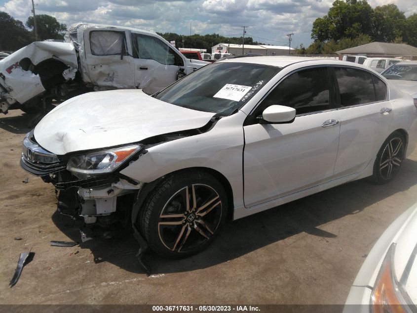 2017 HONDA ACCORD SEDAN SPORT SE - 1HGCR2F17HA263687