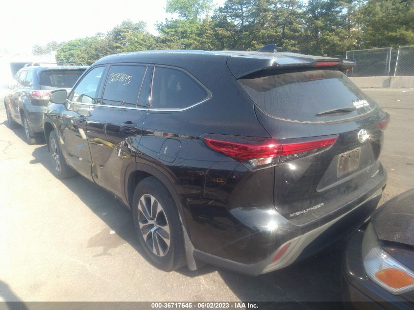 2021 TOYOTA HIGHLANDER XLE - 5TDHZRBH1MS534935