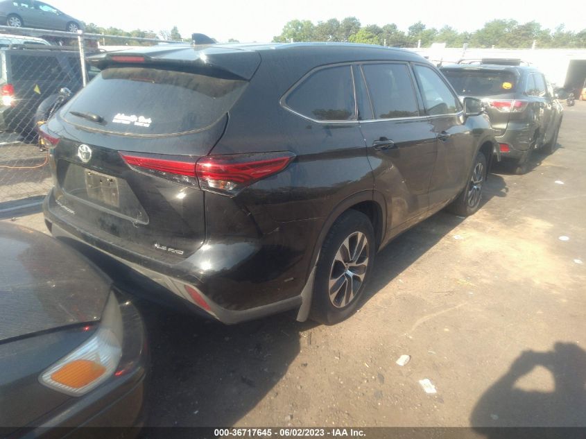 2021 TOYOTA HIGHLANDER XLE - 5TDHZRBH1MS534935
