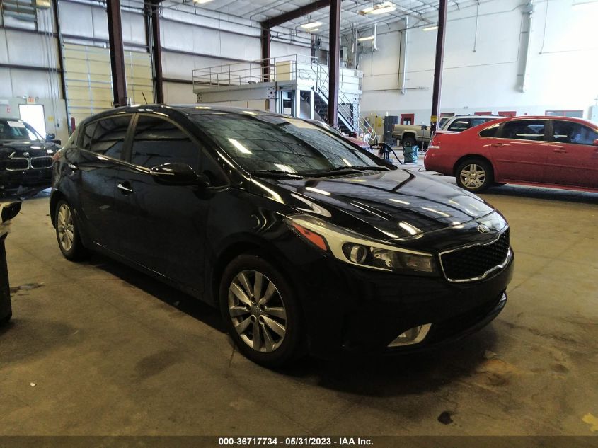 KNAFX5A87H5670731 KIA FORTE5 EX 2017