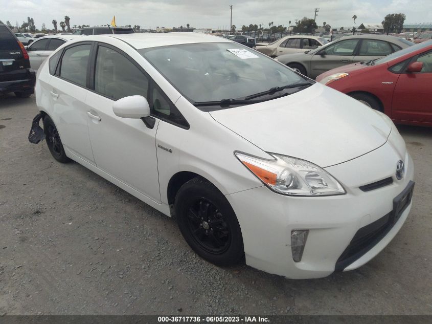 2013 TOYOTA PRIUS ONE/TWO/THREE/FOUR/FIVE - JTDKN3DU0D5577659