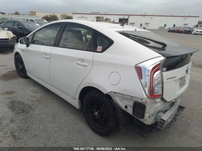 2013 TOYOTA PRIUS ONE/TWO/THREE/FOUR/FIVE - JTDKN3DU0D5577659