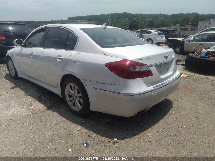 2013 HYUNDAI GENESIS 3.8L - KMHGC4DD2DU234922