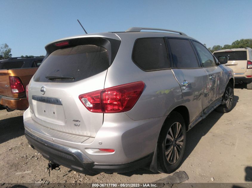 2017 NISSAN PATHFINDER SV - 5N1DR2MM1HC668220
