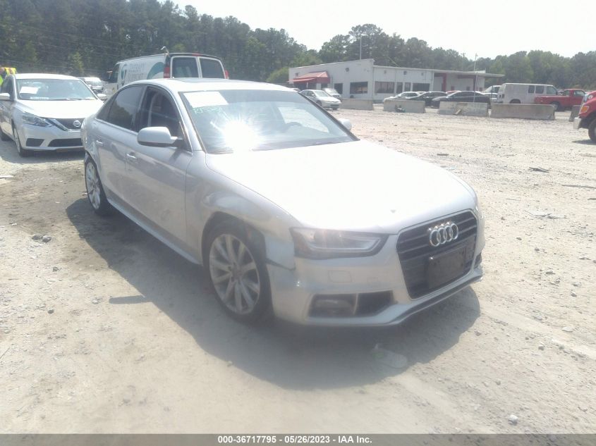 2014 AUDI A4 PREMIUM - WAUAFAFLXEN039681