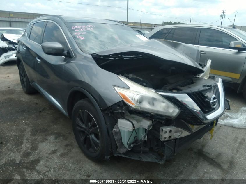 2016 NISSAN MURANO S/SV/SL/PLATINUM - 5N1AZ2MG1GN109038