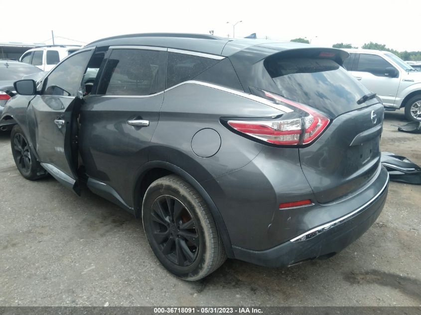 2016 NISSAN MURANO S/SV/SL/PLATINUM - 5N1AZ2MG1GN109038