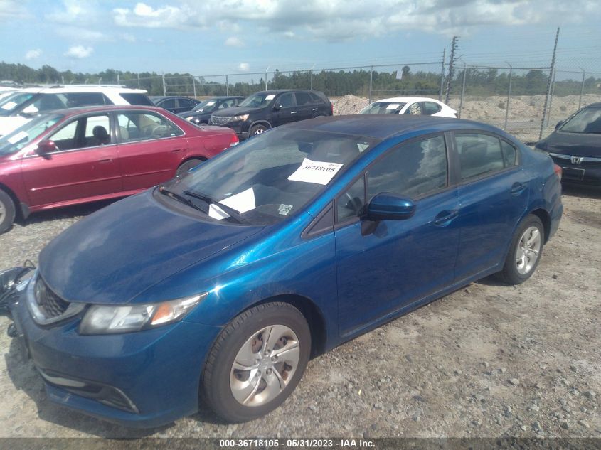 2015 HONDA CIVIC SEDAN LX - 19XFB2F51FE226843