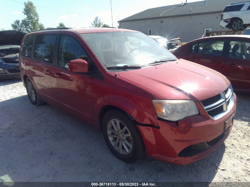 2014 DODGE GRAND CARAVAN SXT - 2C4RDGCG3ER342228