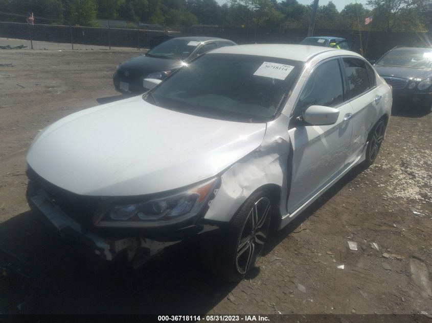 2016 HONDA ACCORD SEDAN SPORT - 1HGCR2F5XGA019713