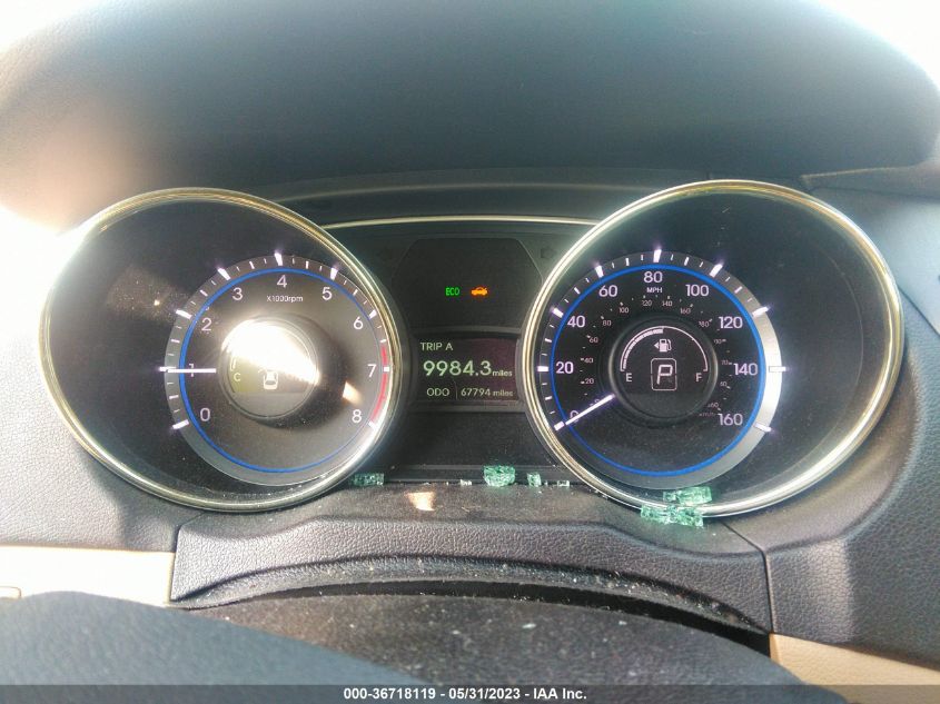 2013 HYUNDAI SONATA GLS PZEV - 5NPEB4AC9DH744950