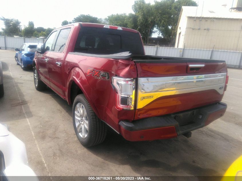 2016 FORD F-150 XLT/XL/LARIAT/PLATINUM - 1FTEW1EGXGFB37230