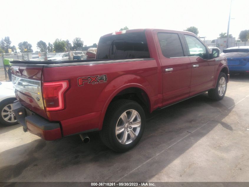 2016 FORD F-150 XLT/XL/LARIAT/PLATINUM - 1FTEW1EGXGFB37230