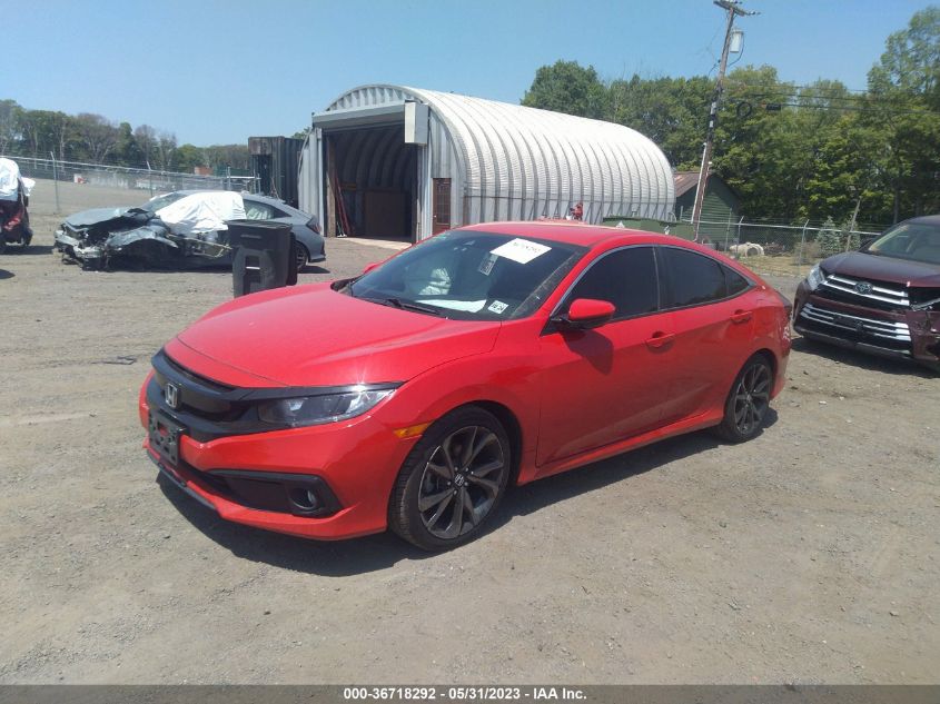 2019 HONDA CIVIC SEDAN SPORT - 2HGFC2E82KH583943