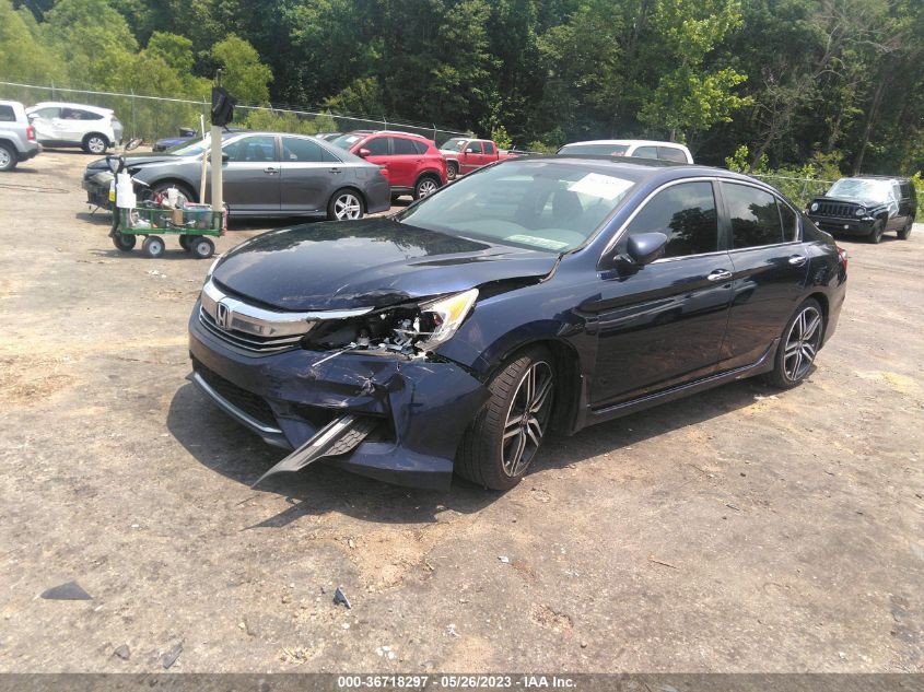 2017 HONDA ACCORD SEDAN SPORT SE - 1HGCR2F14HA042659