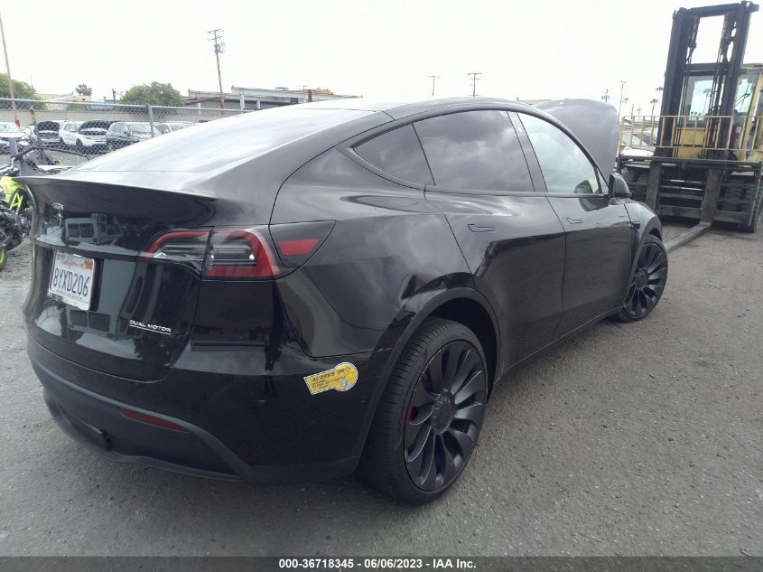 2021 TESLA MODEL Y PERFORMANCE - 5YJYGDEF0MF294722