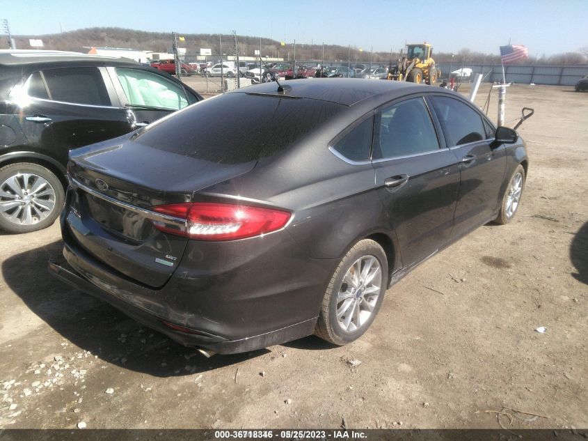 2017 FORD FUSION SE - 3FA6P0HD7HR366360