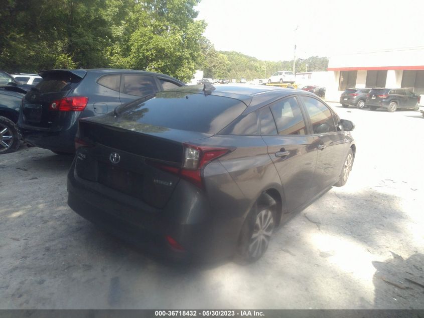2021 TOYOTA PRIUS LE/XLE - JTDL9MFU8M3031036