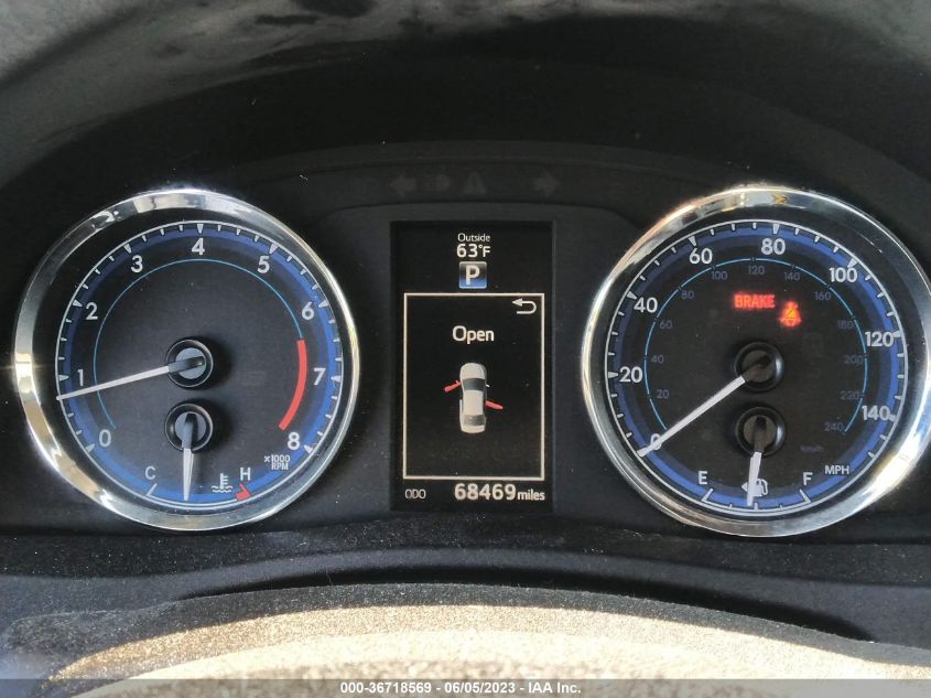 2018 TOYOTA COROLLA L/LE/XLE/SE/XSE - 2T1BURHE7JC002580