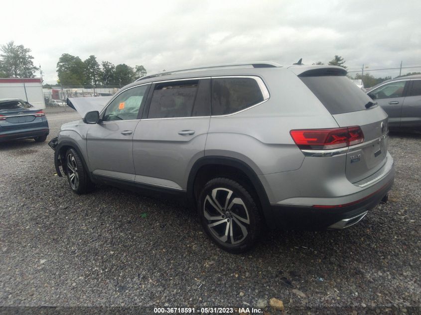 2021 VOLKSWAGEN ATLAS 3.6L V6 SEL PREMIUM - 1V2TR2CAXMC540400