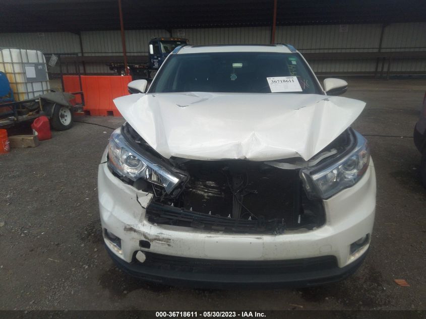 2016 TOYOTA HIGHLANDER LIMITED - 5TDDKRFHXGS341944