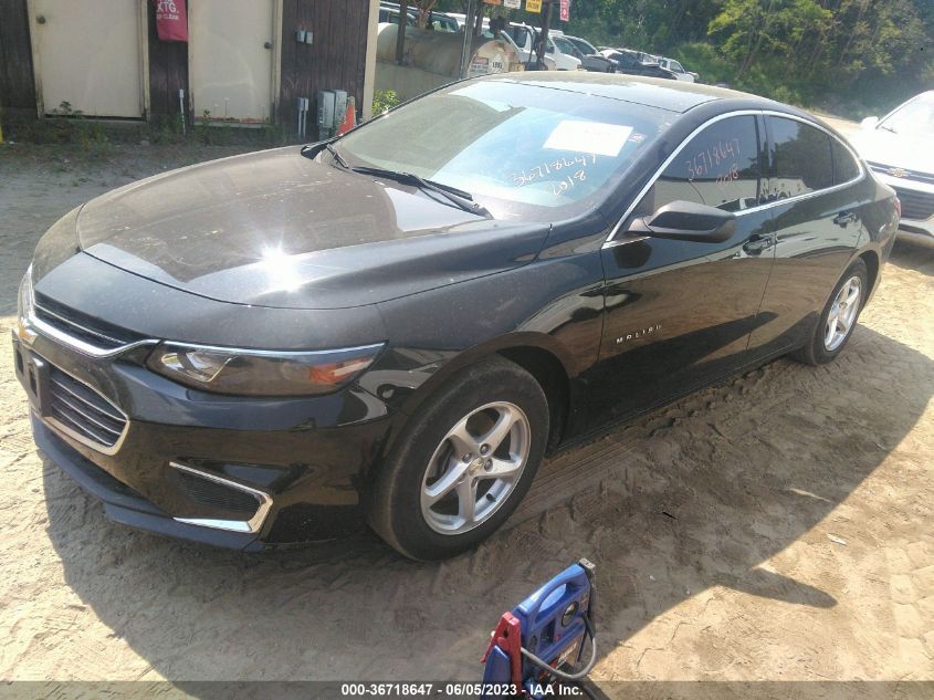 2018 CHEVROLET MALIBU LS - 1G1ZB5ST6JF234186