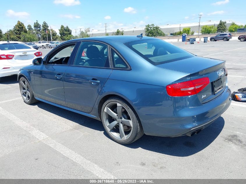 2015 AUDI A4 PREMIUM PLUS - WAUFFAFL7FN001154