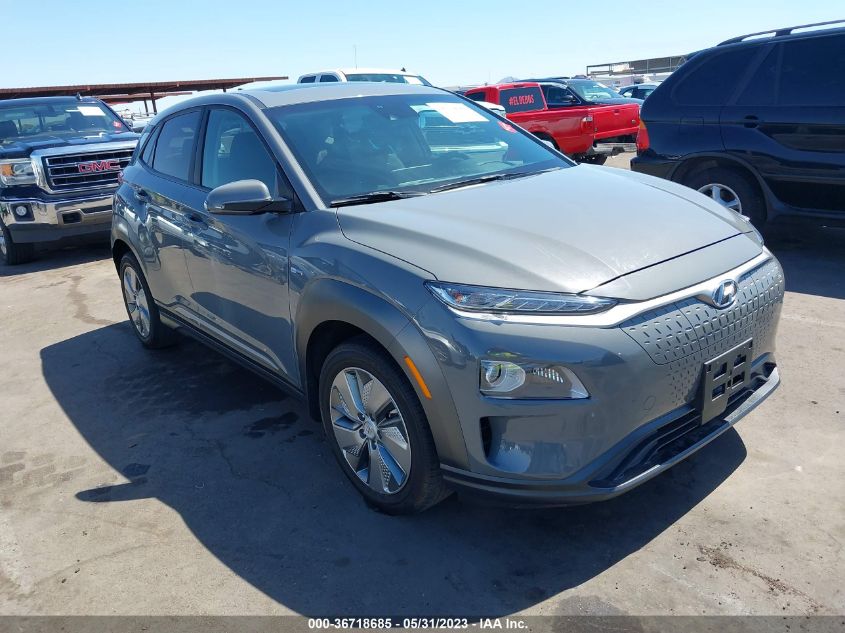 2019 HYUNDAI KONA EV ULTIMATE - KM8K53AG0KU053862