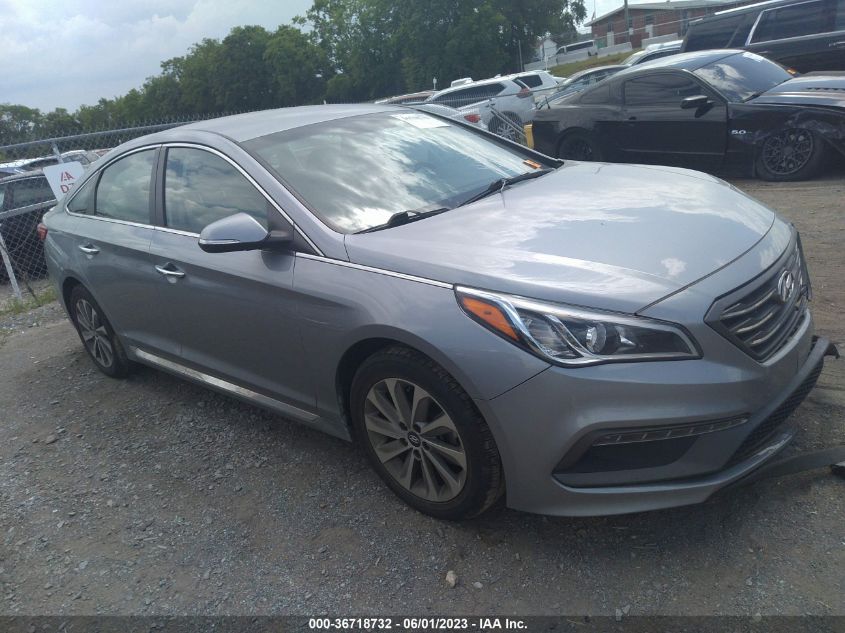 2015 HYUNDAI SONATA 2.4L SPORT - 5NPE34AFXFH128328