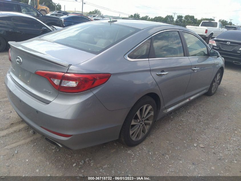 2015 HYUNDAI SONATA 2.4L SPORT - 5NPE34AFXFH128328