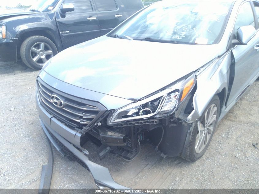 2015 HYUNDAI SONATA 2.4L SPORT - 5NPE34AFXFH128328