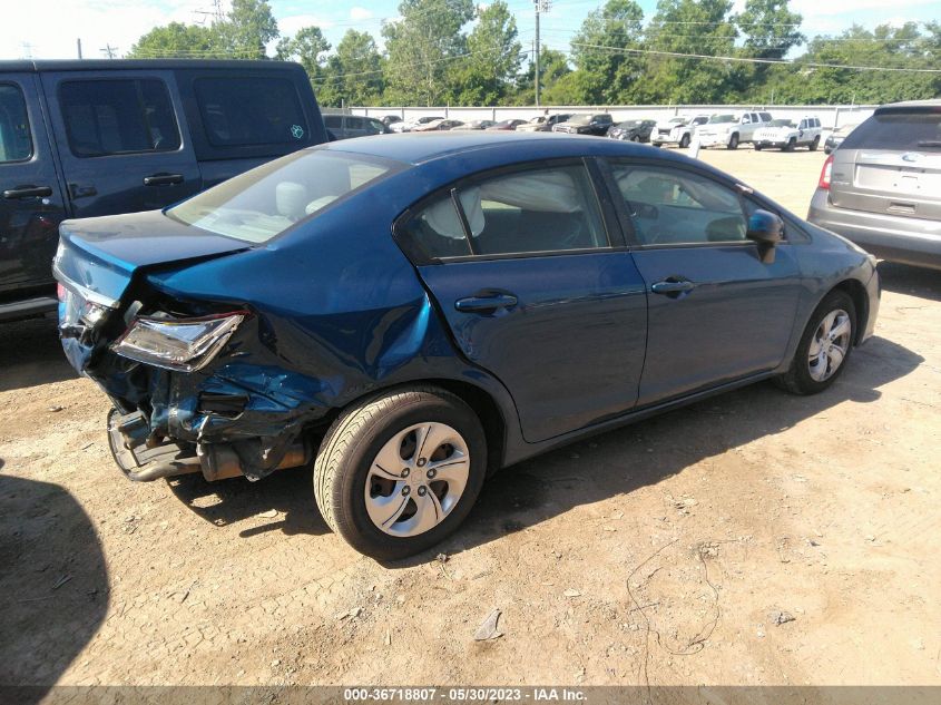 2015 HONDA CIVIC SEDAN LX - 19XFB2F55FE008436
