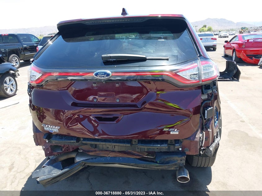 VIN 2FMPK4J85HBC52630 2017 FORD EDGE SEL