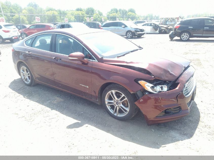 2015 FORD FUSION TITANIUM HYBRID - 3FA6P0RU3FR168192