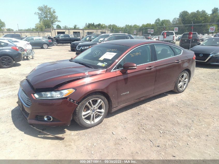 2015 FORD FUSION TITANIUM HYBRID - 3FA6P0RU3FR168192