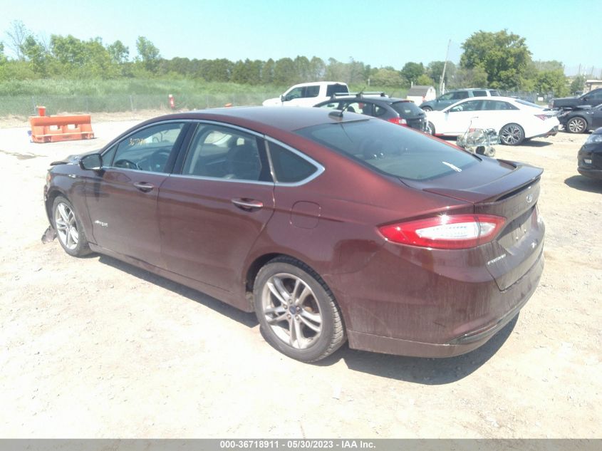 2015 FORD FUSION TITANIUM HYBRID - 3FA6P0RU3FR168192