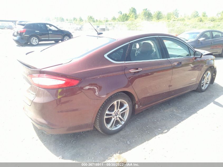 2015 FORD FUSION TITANIUM HYBRID - 3FA6P0RU3FR168192