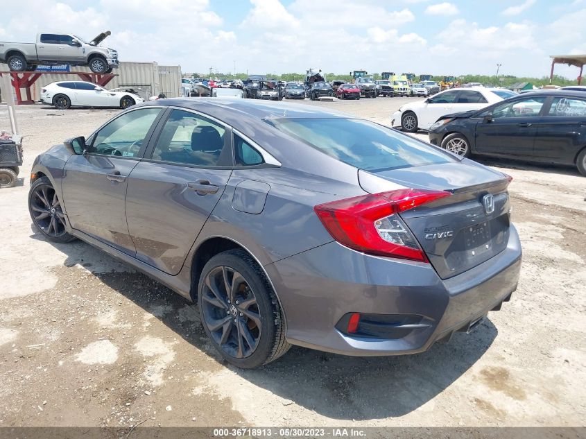 2019 HONDA CIVIC SEDAN SPORT - 19XFC2F8XKE002634