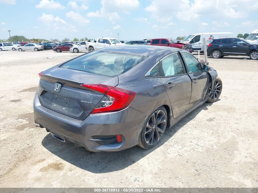 2019 HONDA CIVIC SEDAN SPORT - 19XFC2F8XKE002634