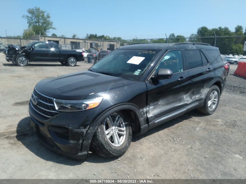 VIN 1FMSK8DH5MGA54713 2021 FORD EXPLORER XLT