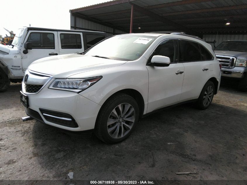 2014 ACURA MDX TECH PKG - 5FRYD4H43EB040425