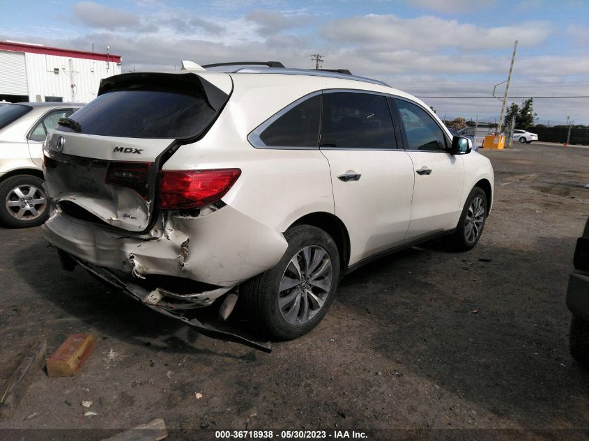 2014 ACURA MDX TECH PKG - 5FRYD4H43EB040425