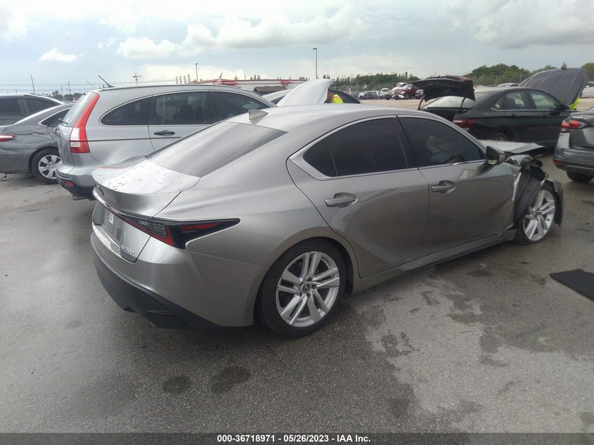 VIN JTHAA1D25M5117552 2021 LEXUS IS IS 300